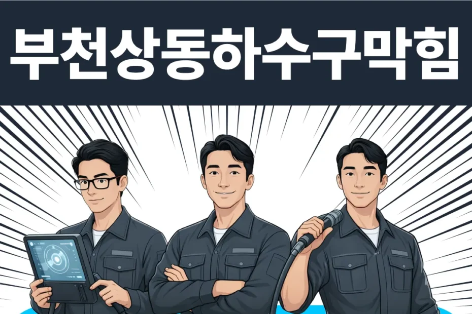 부천 상동 하수구막힘