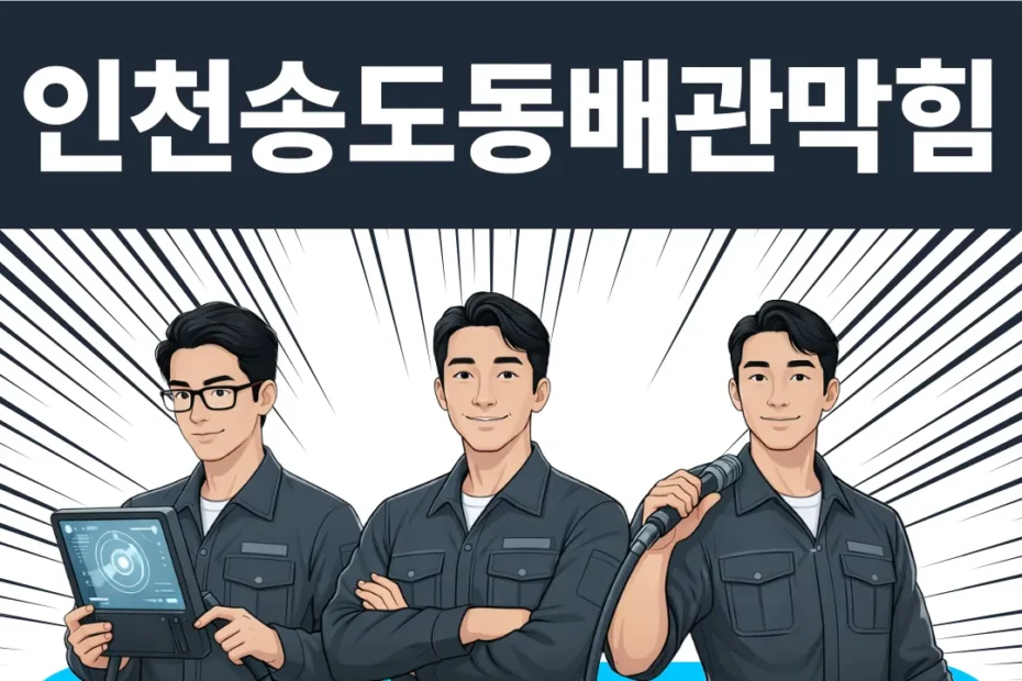 인천 송도동 배관막힘