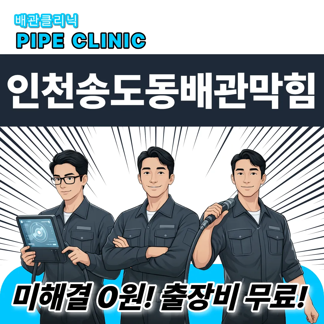 인천 송도동 배관막힘