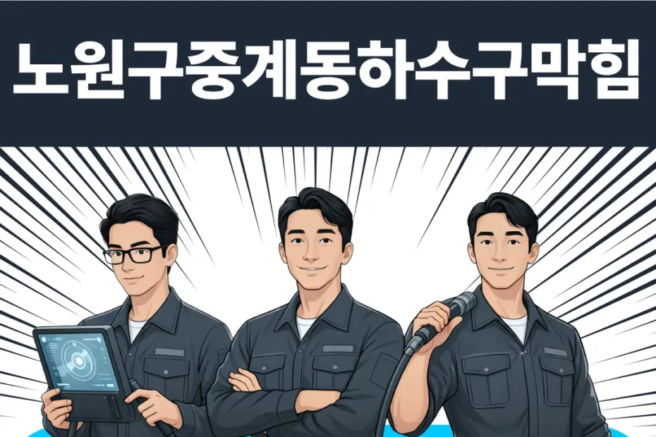 노원구 중계동 하수구막힘