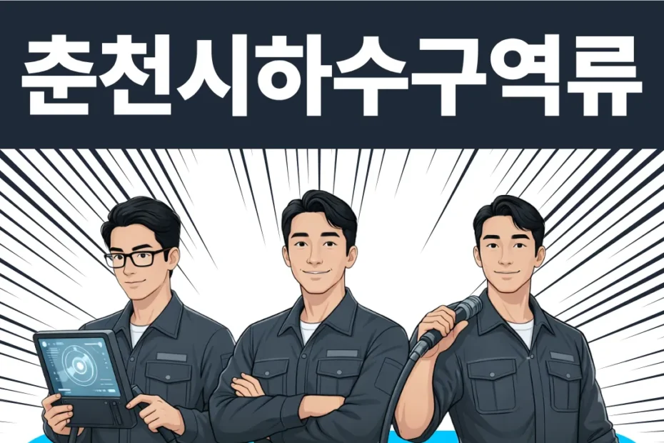 춘천시 하수구역류