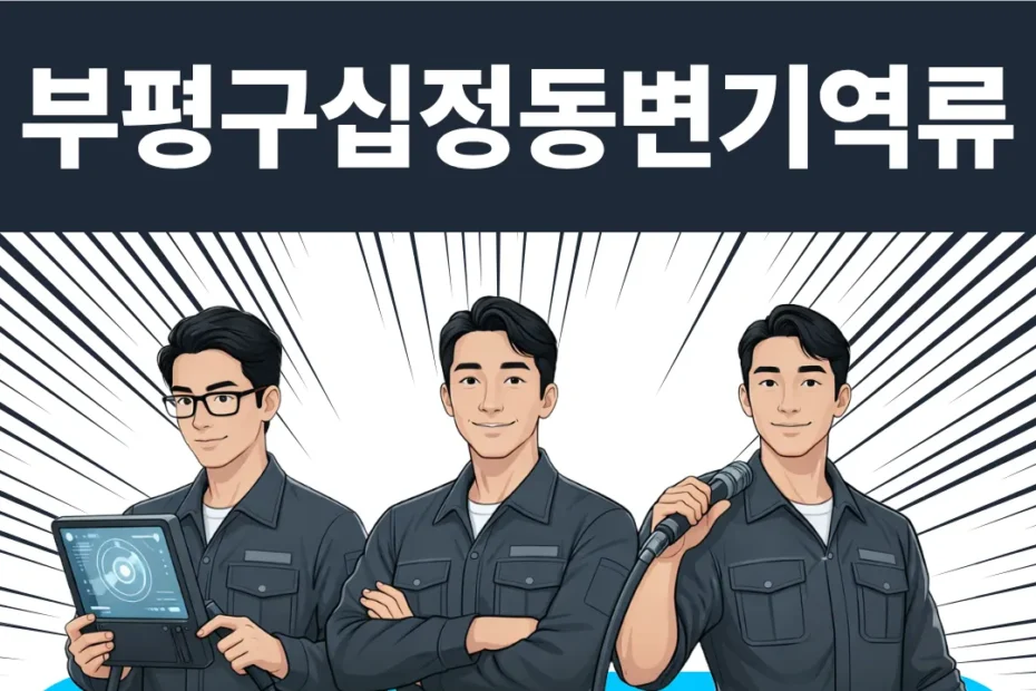 부평구 십정동 변기역류