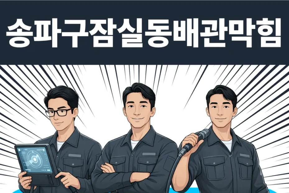 송파구 잠실동 배관막힘