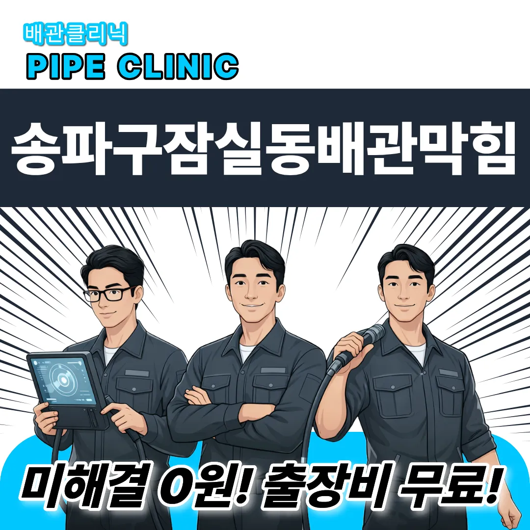 송파구 잠실동 배관막힘