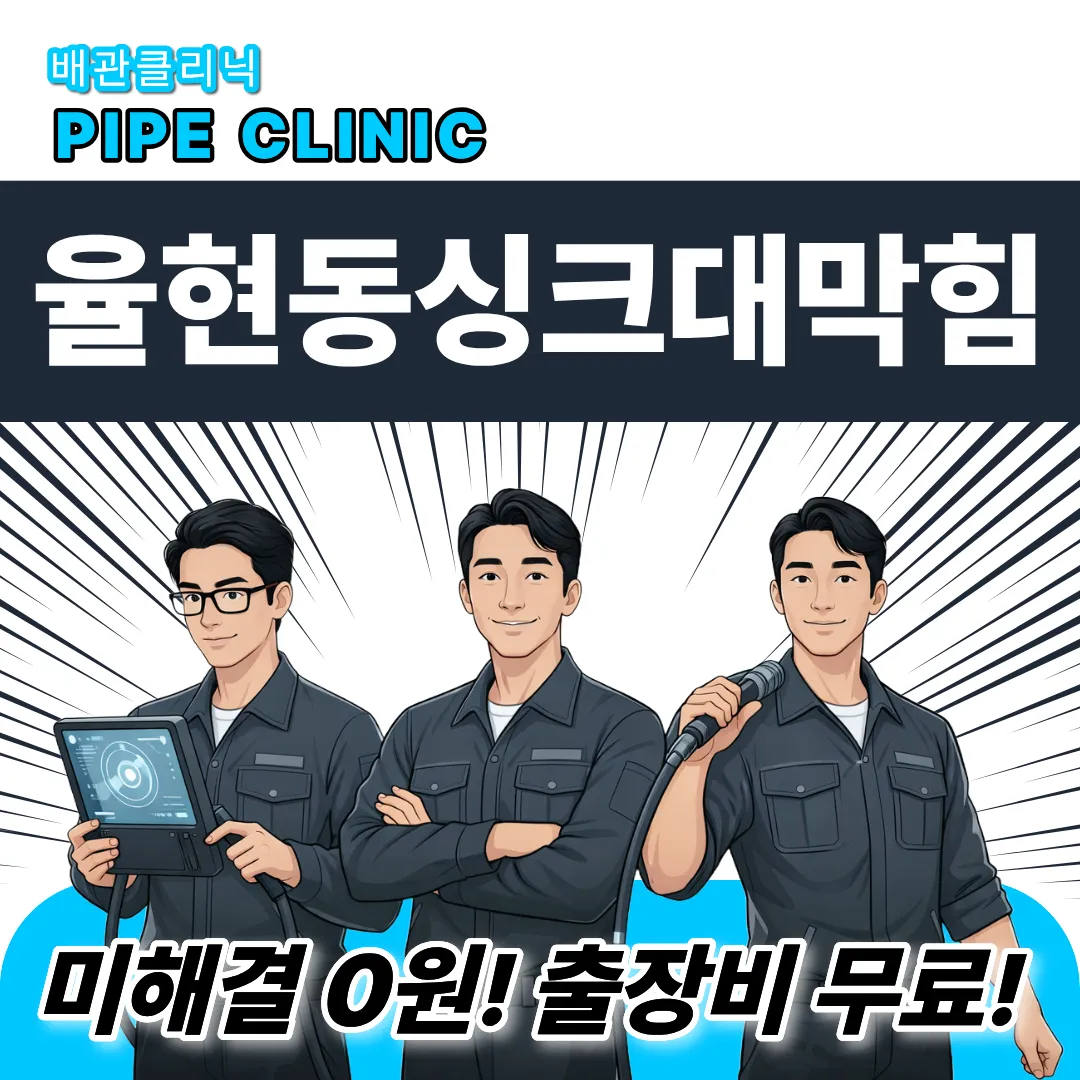 율현동 싱크대막힘