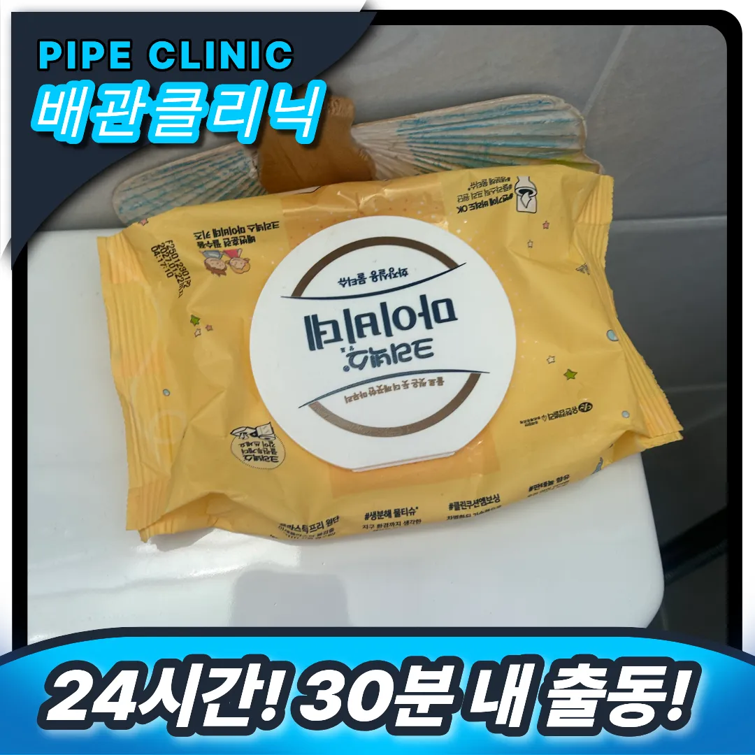 비데물티슈 막힘