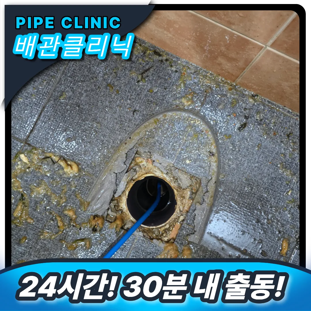 변기역류 해결