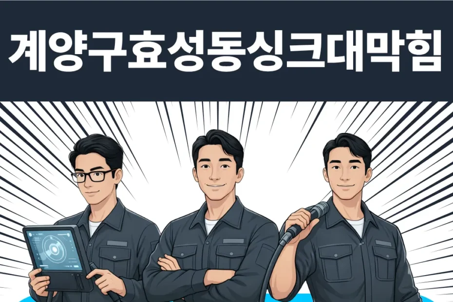 계양구 효성동 싱크대막힘