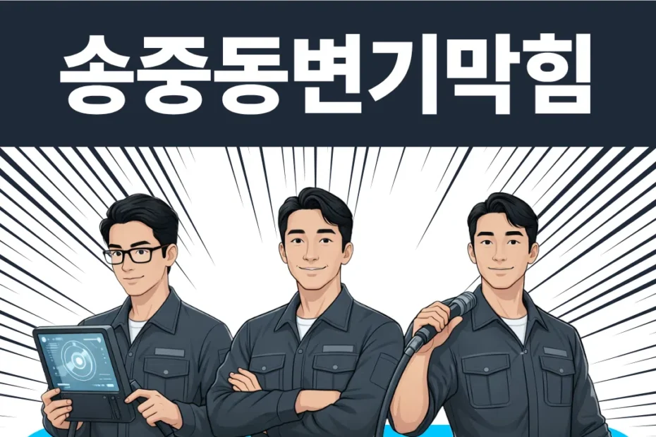송중동 변기막힘