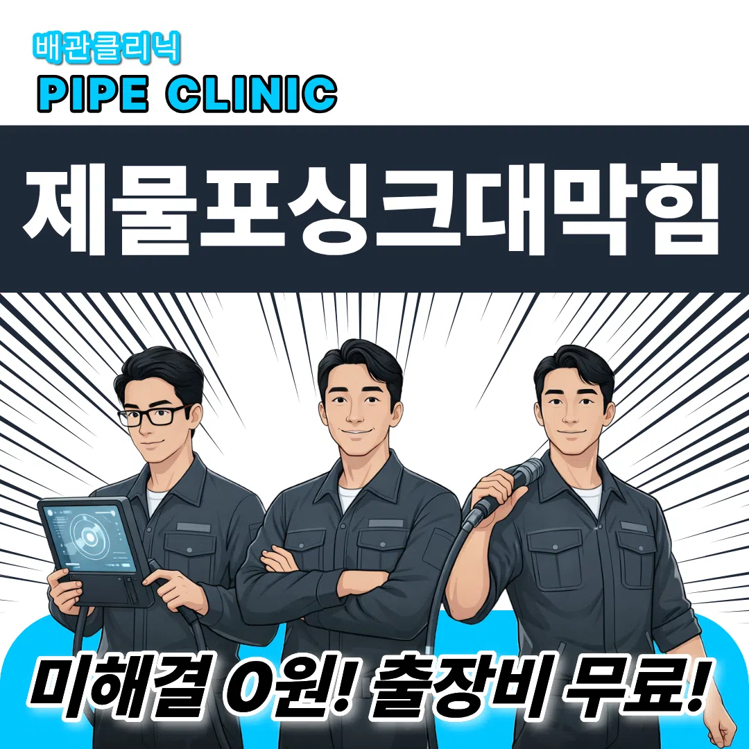 제물포 싱크대막힘
