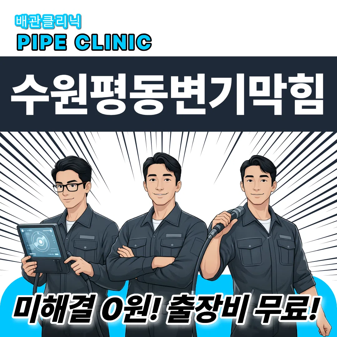 수원 평동 변기막힘