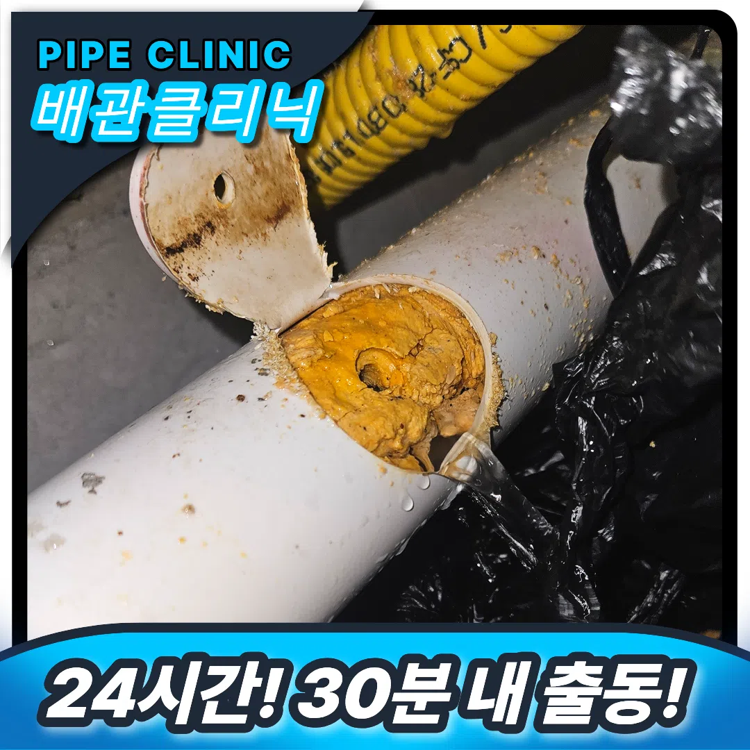 꽉 막힌 배관