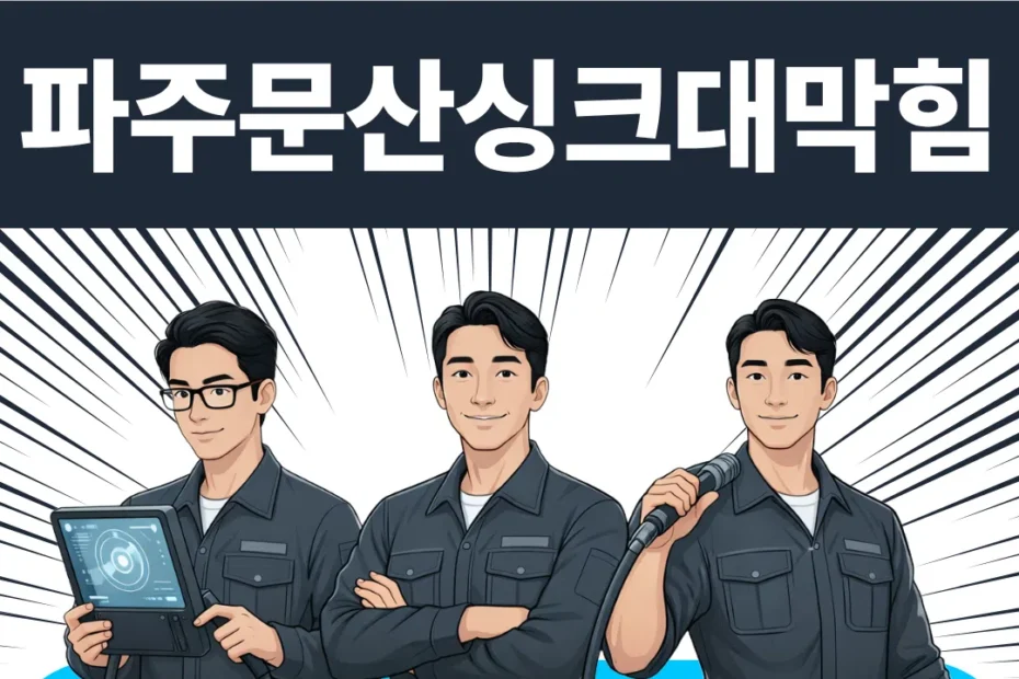 파주 문산 싱크대막힘
