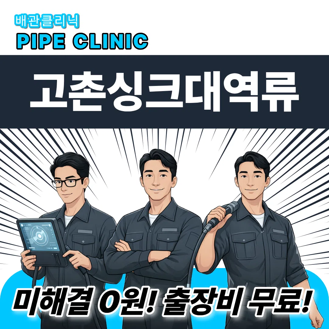 고촌 싱크대역류