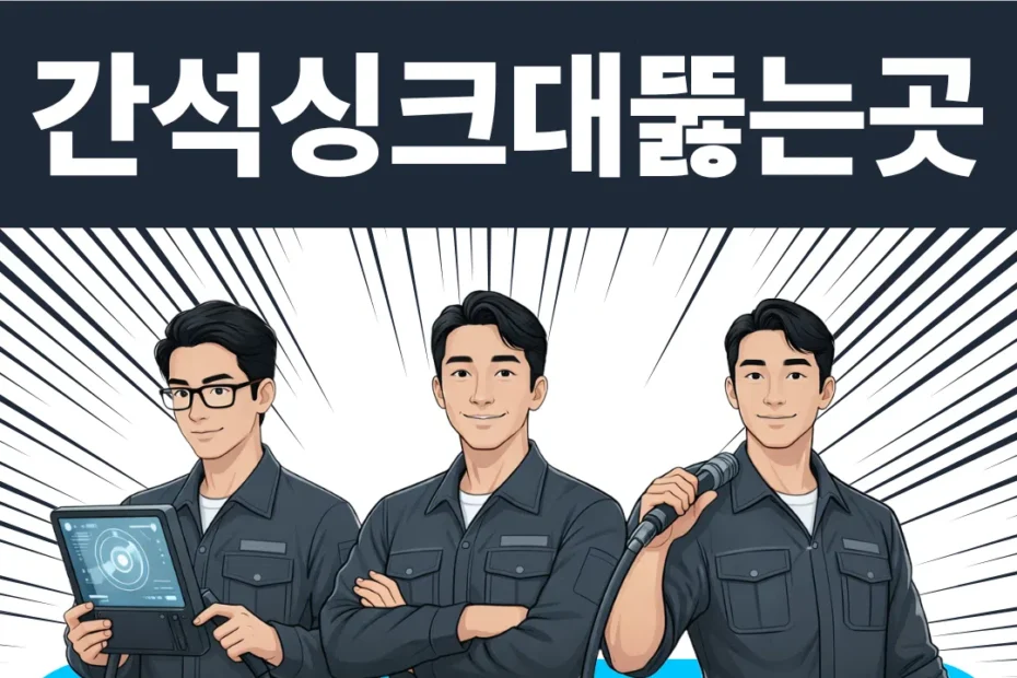 간석 싱크대 뚫는 곳