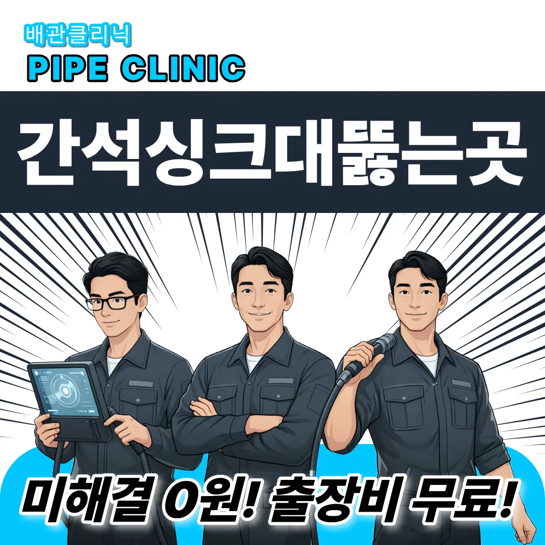 간석 싱크대 뚫는 곳