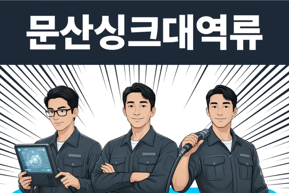 문산싱크대역류