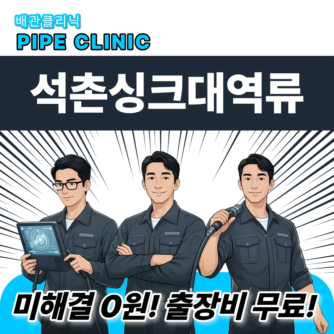 석촌싱크대역류
