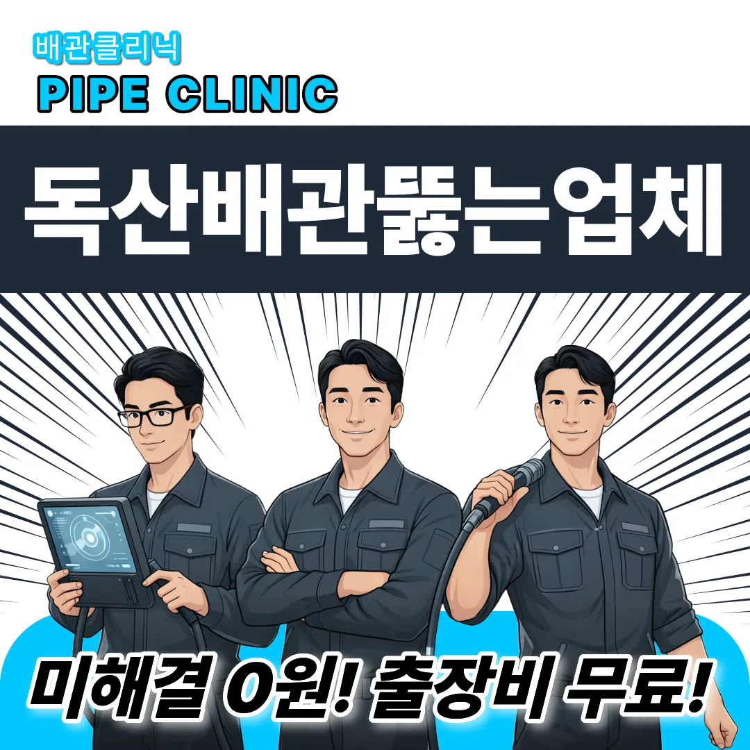 독산 배관 뚫는 업체